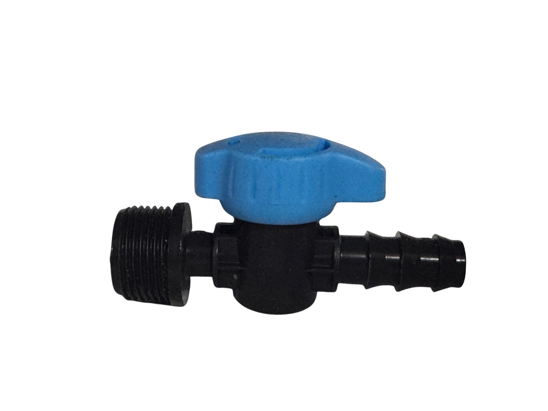 BARBED MINI VALVE WITH NIPPLE 3/4" X 25